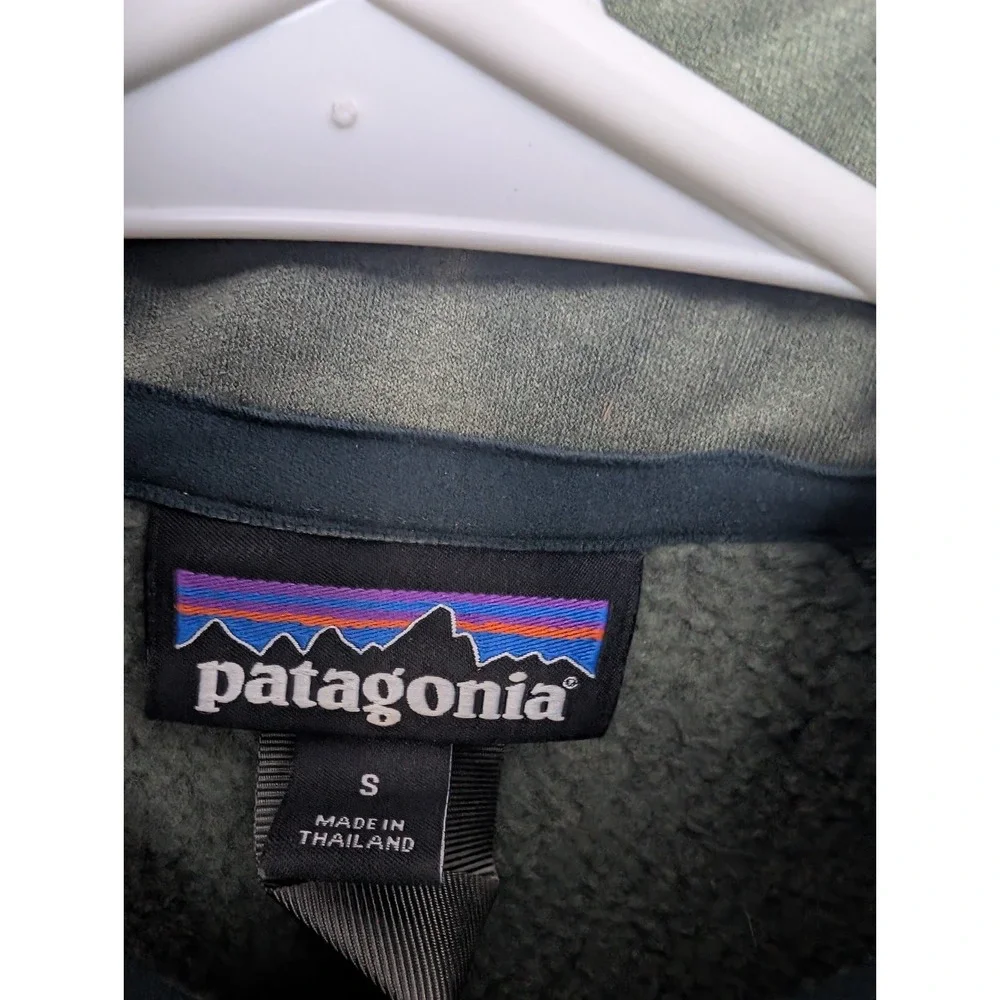 X3‎ PATAGONIA Women's Better Fleece Sweater Size S Quarter Zip In Hemlock Green